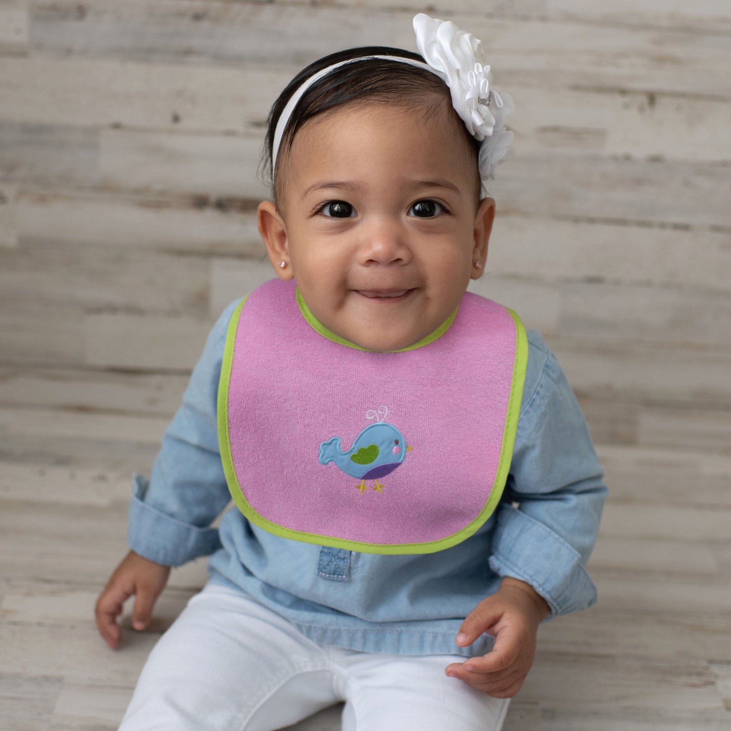 Terry Feeding Baby Bib, 10Pk Female