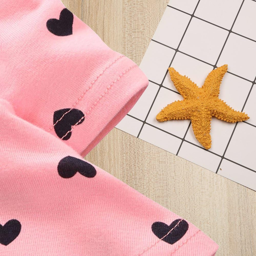 Baby Girl Clothes Infant Outfits Set 2 Pieces with Long Sleeved Tops + Pants