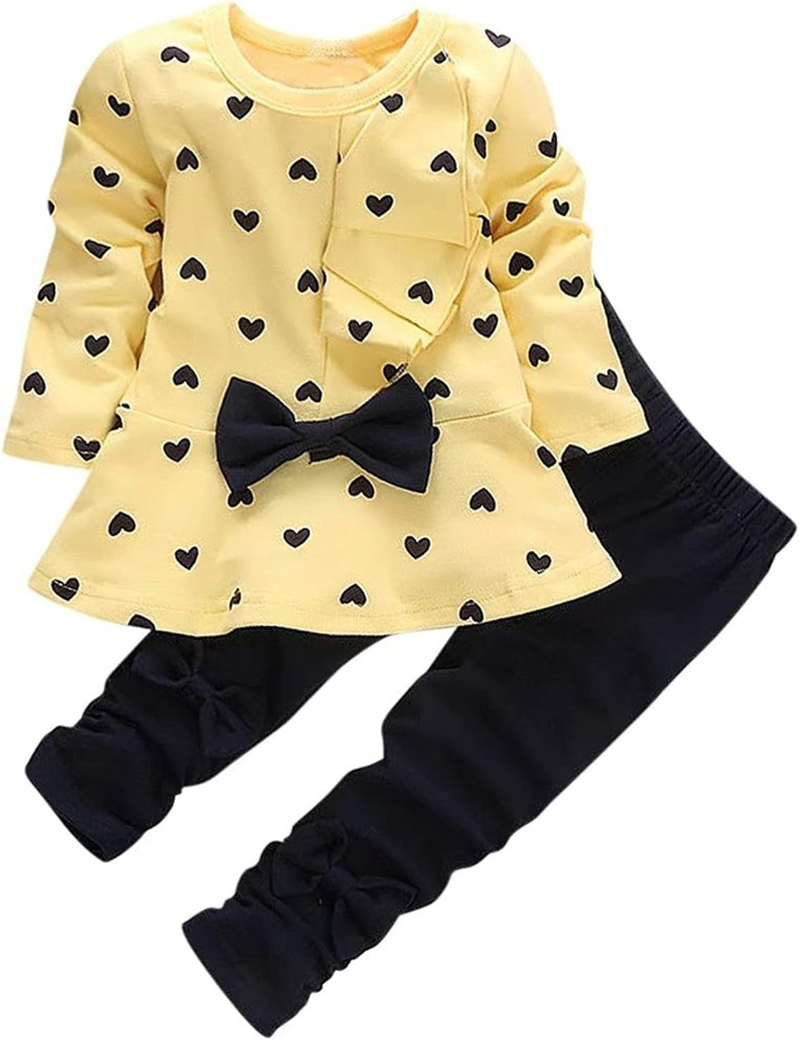 Baby Girl Clothes Infant Outfits Set 2 Pieces with Long Sleeved Tops + Pants