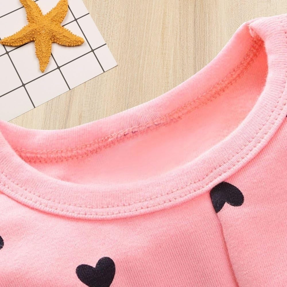 Baby Girl Clothes Infant Outfits Set 2 Pieces with Long Sleeved Tops + Pants