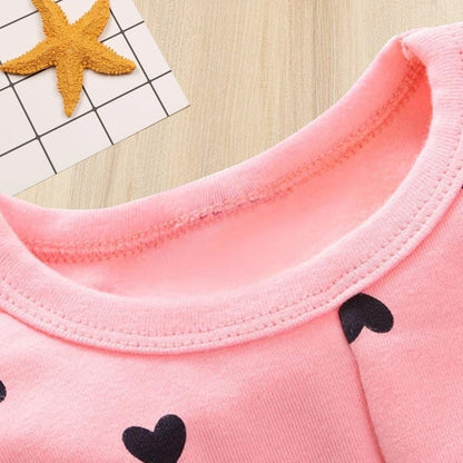 Baby Girl Clothes Infant Outfits Set 2 Pieces with Long Sleeved Tops + Pants