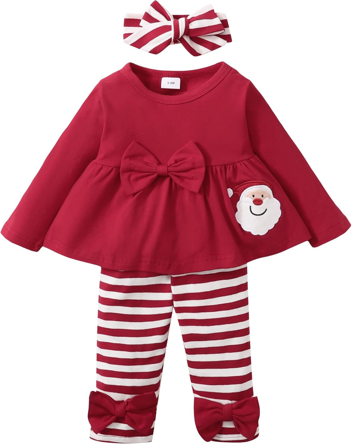 Baby Girl Clothes Infant Toddler Girl Clothes Fall Winter Outfits Long Sleeve Ruffle Tops Girls Pants Sets 3-24M