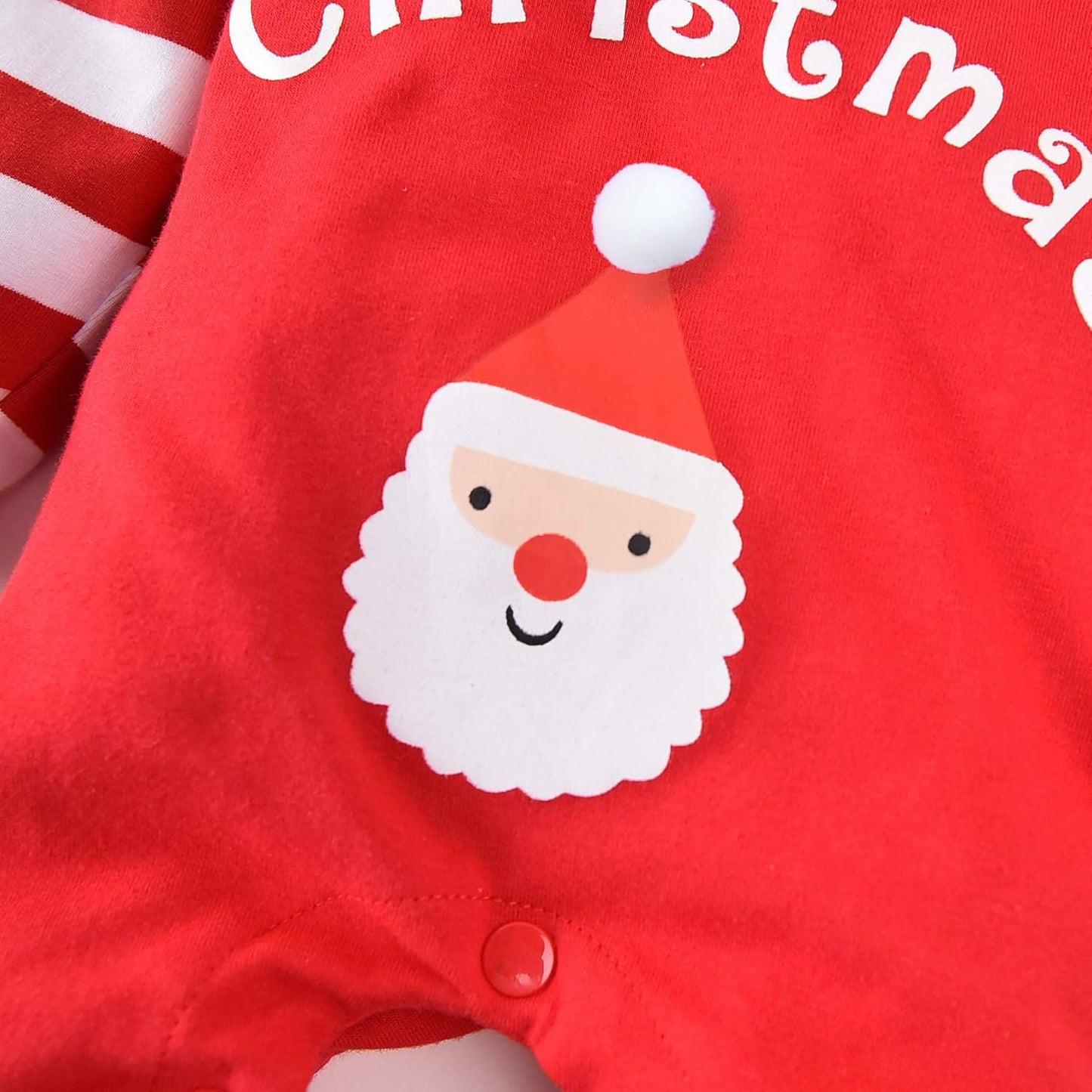 Infant Baby Boys Girls First Christmas Outfit Xmas Romper Elf Santa Clothes