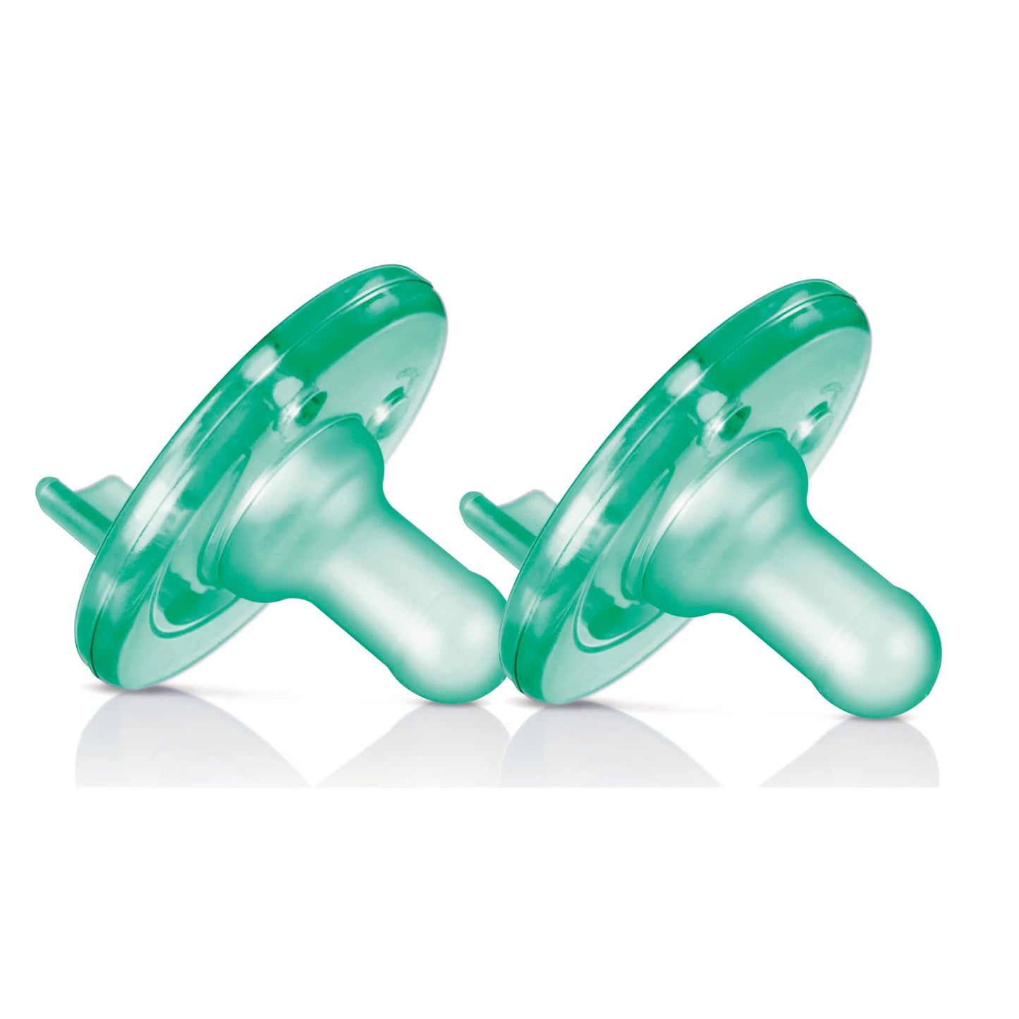 Soothie Pacifier, 0-3 Months, Green, 2 Pack, SCF190/01