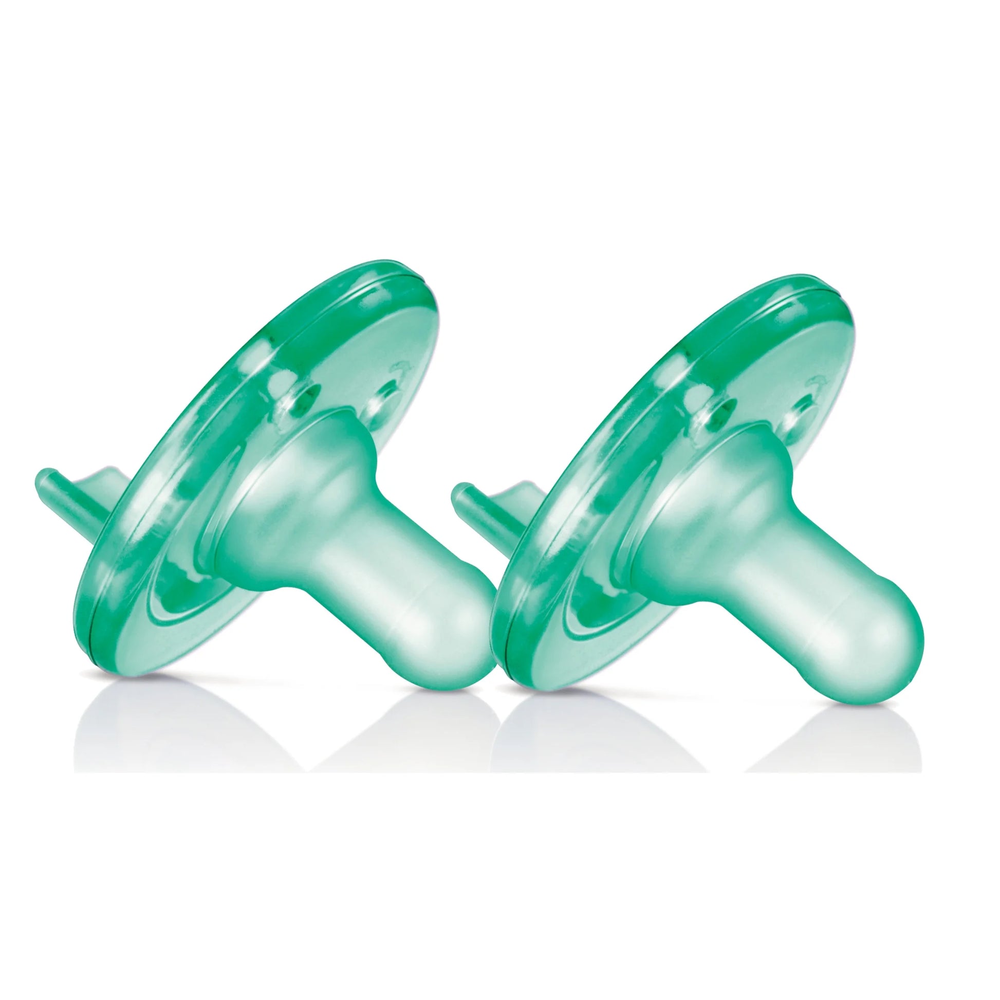 Soothie Pacifier, 0-3 Months, Green, 2 Pack, SCF190/01