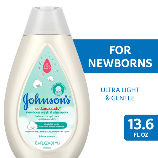 Cottontouch for Newborn Baby and Toddler Bath Shampoo and Body Wash, 13.6 Oz